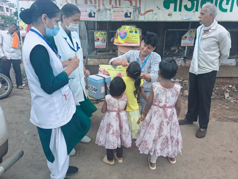 राष्ट्रीय पल्स पोलियो अभियान में जिले को मिली शत प्रतिशत उपलब्धि