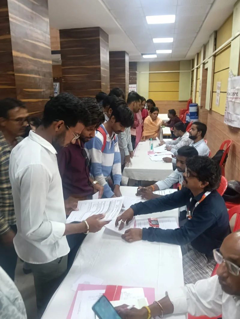 युवा संगम में 135 युवाओं का हुआ प्राथमिक चयन, 20 युवाओं को मौके पर ही मिला ऑफर लेटर