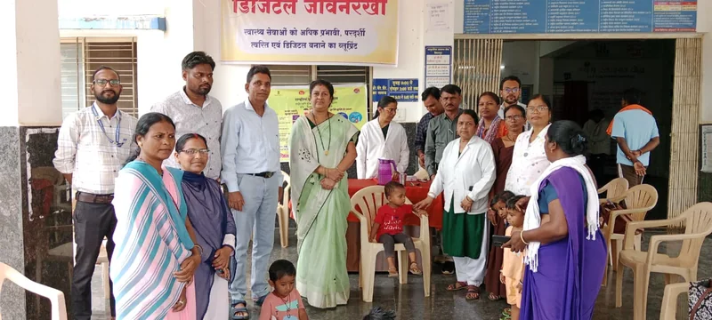 सामुदायिक स्वास्थ्य केंद्र किरनापुर में राष्ट्रीय कृमि मुक्ति दिवस का शुभारंभ